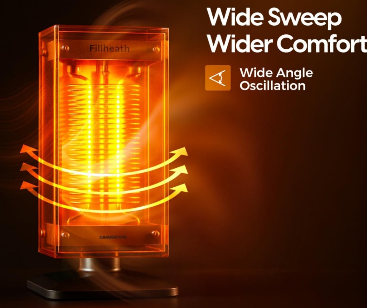 Standing Heater in Living Room